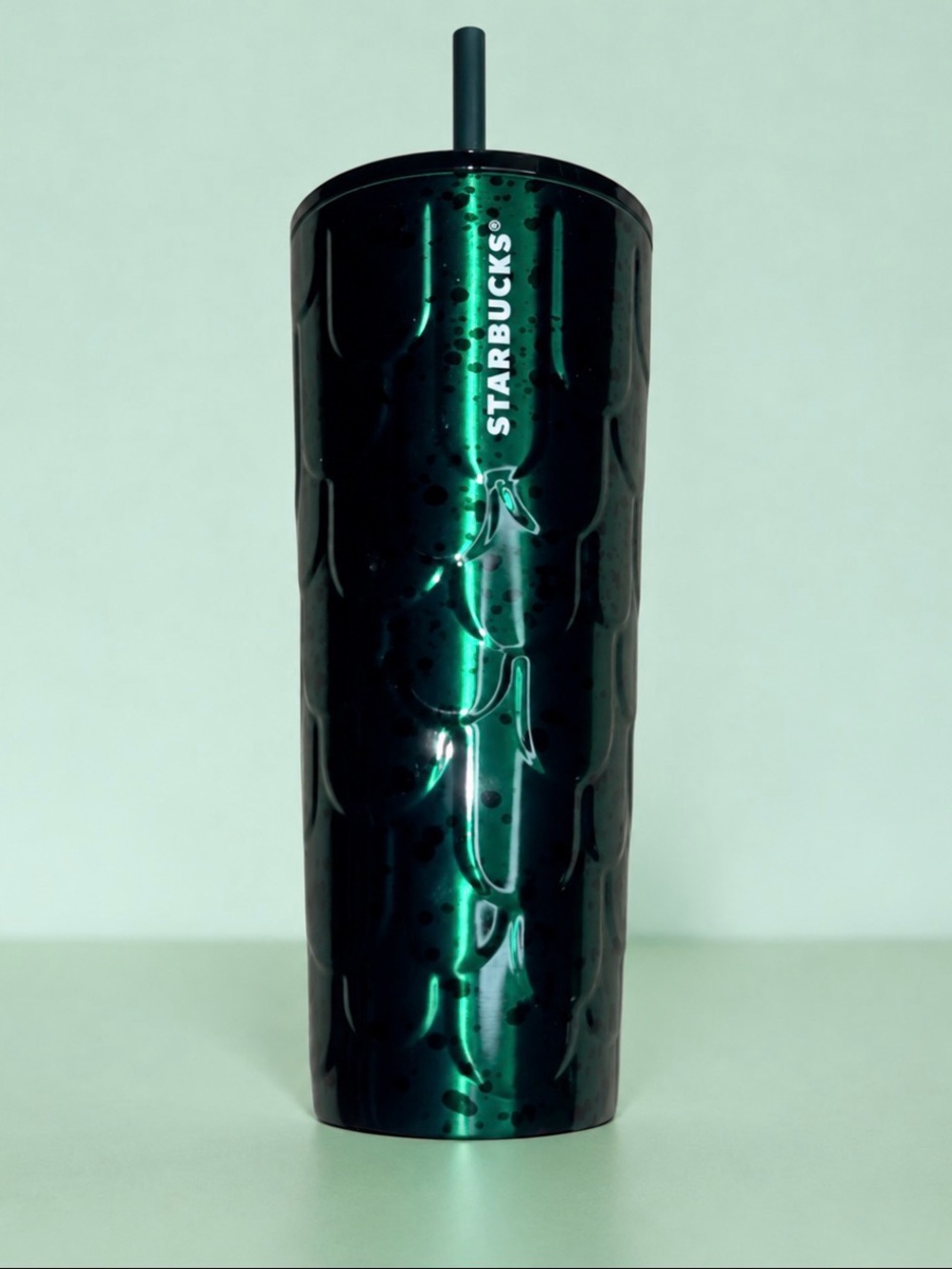 💚 Starbucks 2024 Anniversary Siren Core Scales Spotted Stainless Steel Tumbler